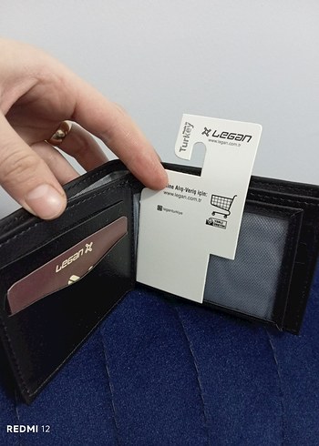 Siyah yumuşak deri Erkek Cüzdanı - Görsel 7