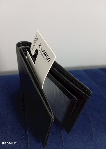 Siyah yumuşak deri Erkek Cüzdanı - Görsel 11