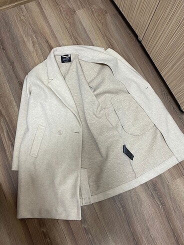 Mango Pull and bear kalın kaşe kaban sorunsuz