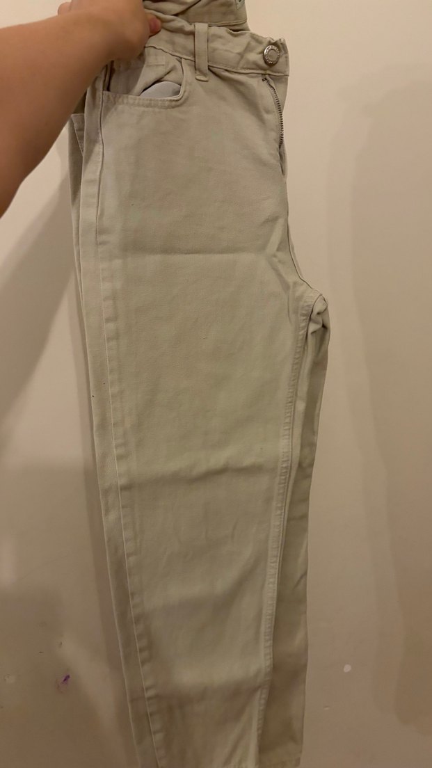 Bej Midi Kadın Pantolon - Görsel 2