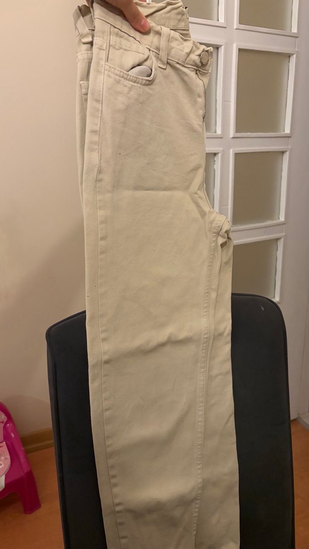 Bej Midi Kadın Pantolon - Görsel 4