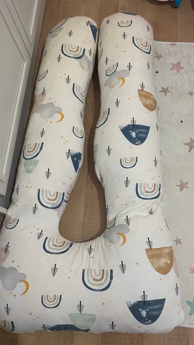 Pastel Desenli Hamile Yastığı - Görsel 2