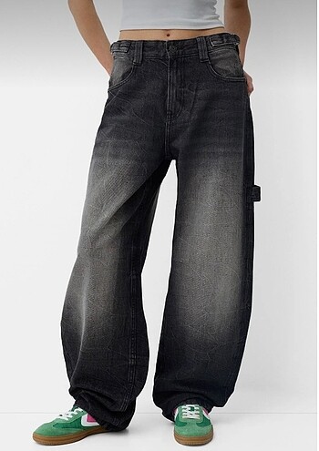 bershka skater jean bol kesim pantolon