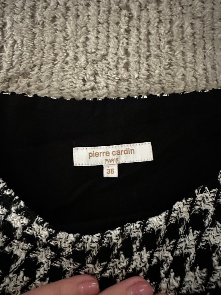 kazayağı Desenli  Kolsuz Elbise - Görsel 5