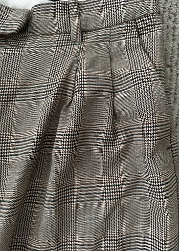 Kadın Kahverengi Geniş Paça Pantolon - Görsel 3