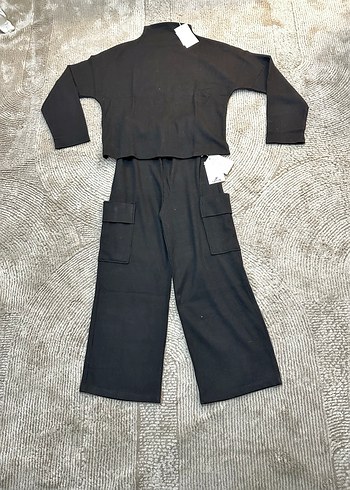 Kadın Siyah Rahat Kesim takım - Görsel 2
