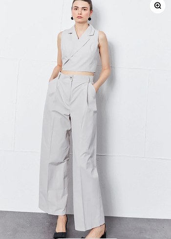 yelekli Kadın Takım elbise - Görsel 3