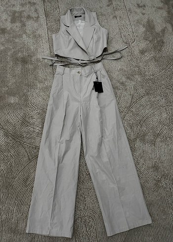 yelekli Kadın Takım elbise - Görsel 2