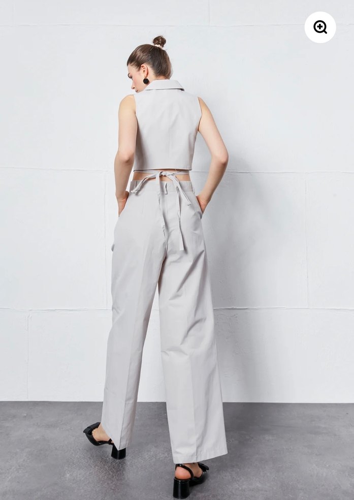 yelekli Kadın Takım elbise - Görsel 4