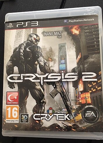  Beden Renk CRYSİS 2 PS3 OYUNU
