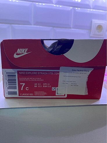 23 Beden çeşitli Renk Nike 23,5 Numara