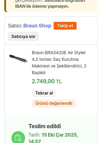 Braun Saç Şekillendirici 1000W Siyah - Görsel 6