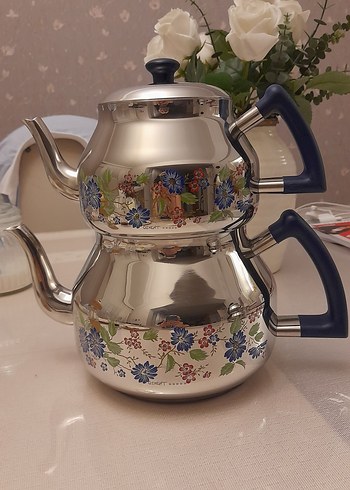 Özkent marmaris desen mega çaydanlık - Görsel 11