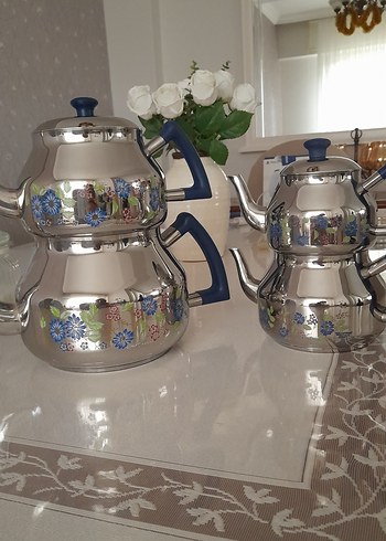 Özkent marmaris desen mega çaydanlık - Görsel 10