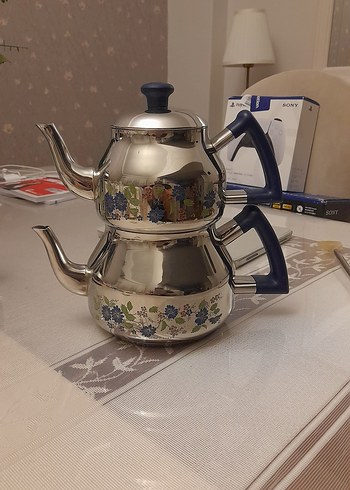 Özkent Marka Marmaris Desen Mini Çaydanlık - Görsel 9