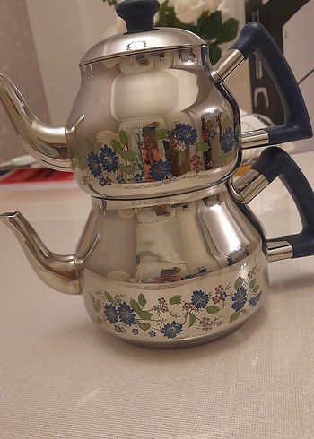 Özkent Marka Marmaris Desen Mini Çaydanlık - Görsel 10