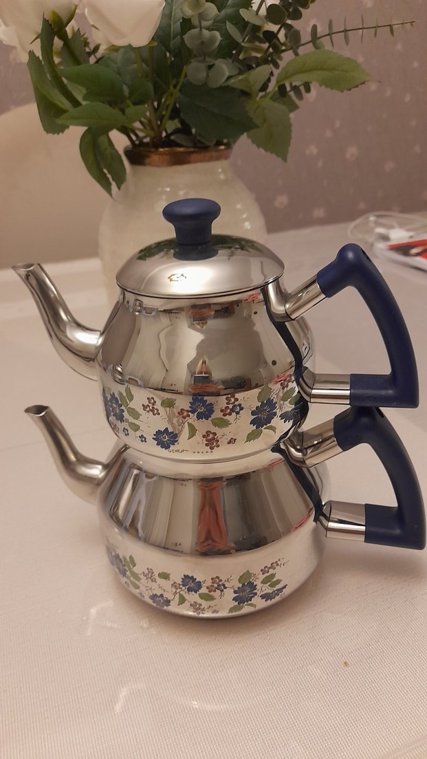 Özkent Marka Marmaris Desen Mini Çaydanlık - Görsel 2