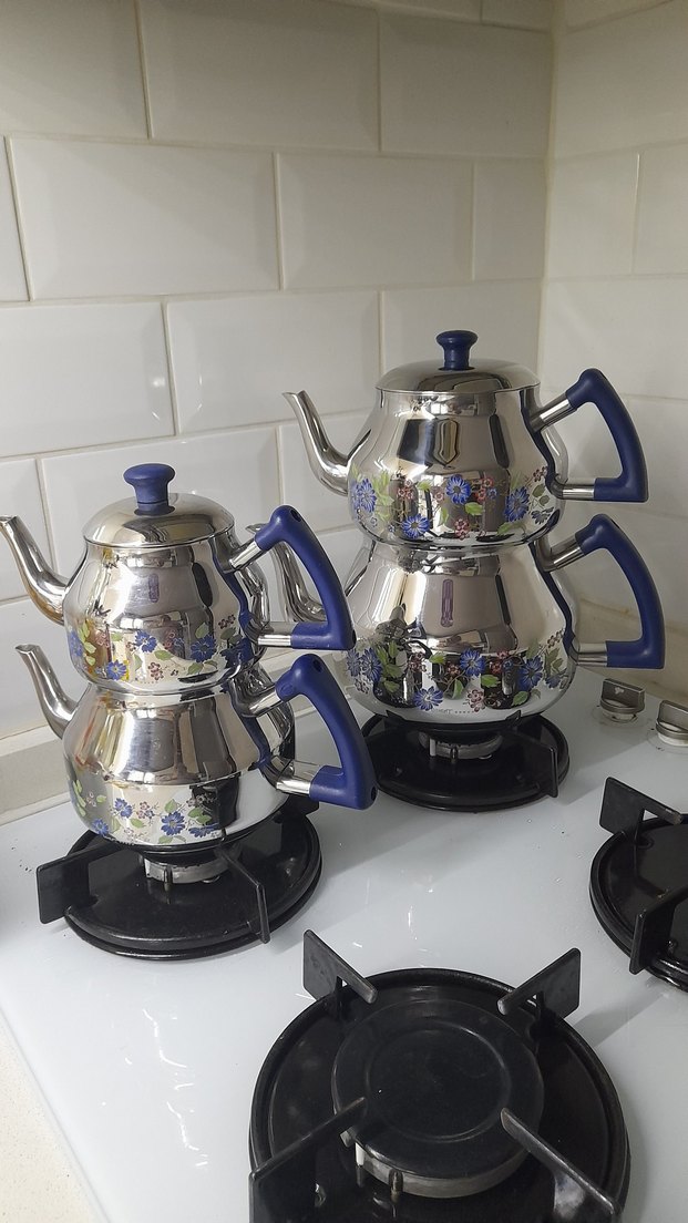 Özkent Marka Marmaris Desen Mini Çaydanlık - Görsel 4