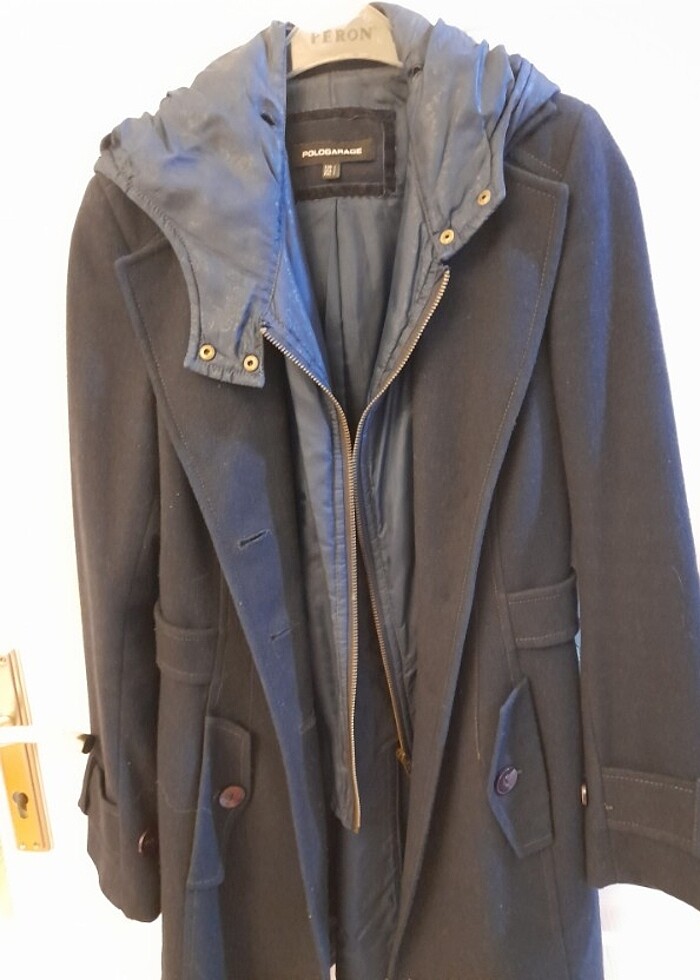 Polo Garage kaşe kaban - Görsel 5