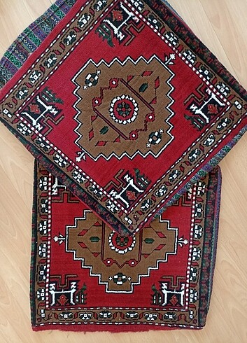 VİNTAGE ART COMPANY/HALI YASTIK -MİNDER KILIFı - Görsel 4