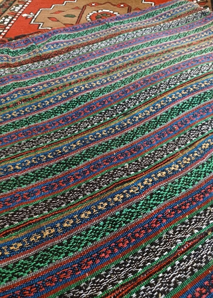 VİNTAGE ART COMPANY/HALI YASTIK -MİNDER KILIFı - Görsel 2