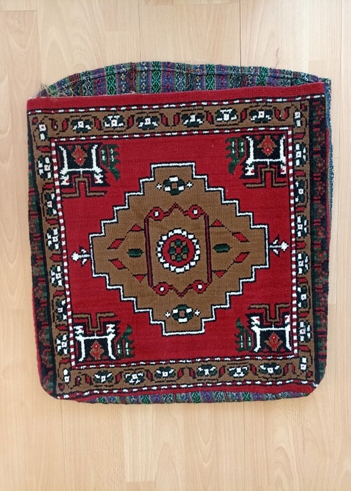 VİNTAGE ART COMPANY/HALI YASTIK -MİNDER KILIFı - Görsel 5