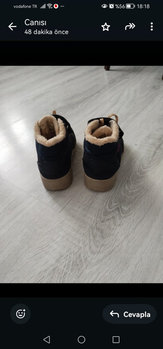 Kız Çocuk Lacivert Sokak Stili Spor Ayakkabı - Görsel 2