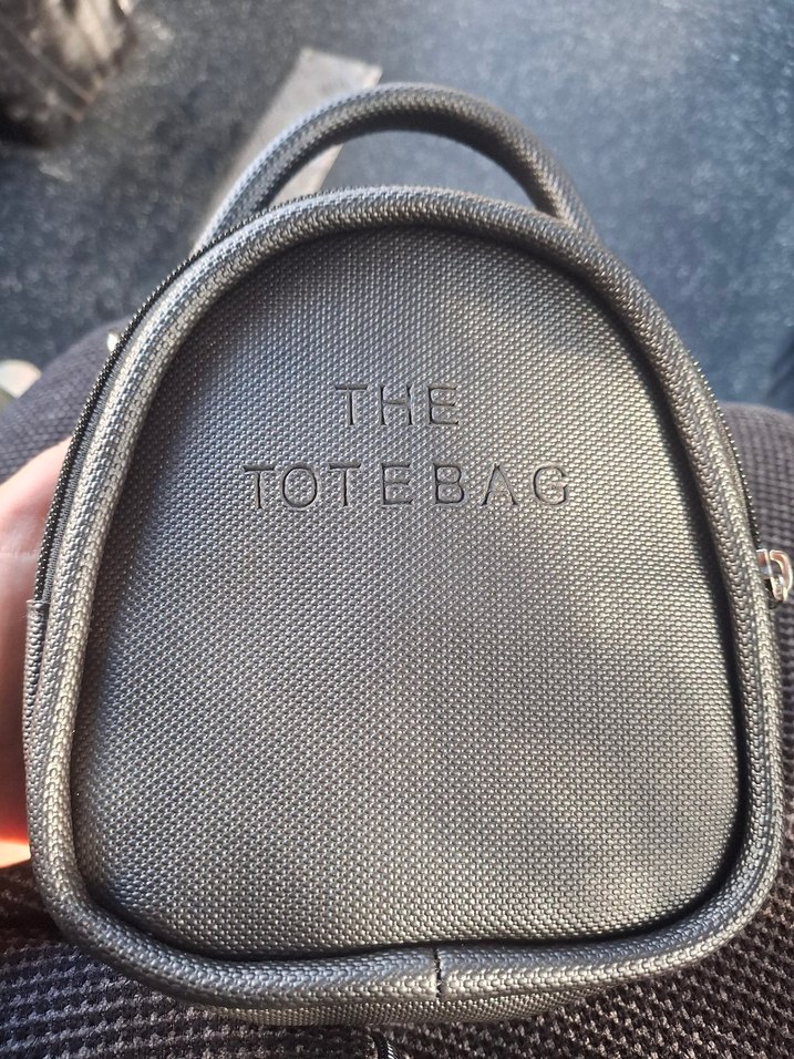 Fermuarlı Siyah Mini boy çanta - Görsel 4