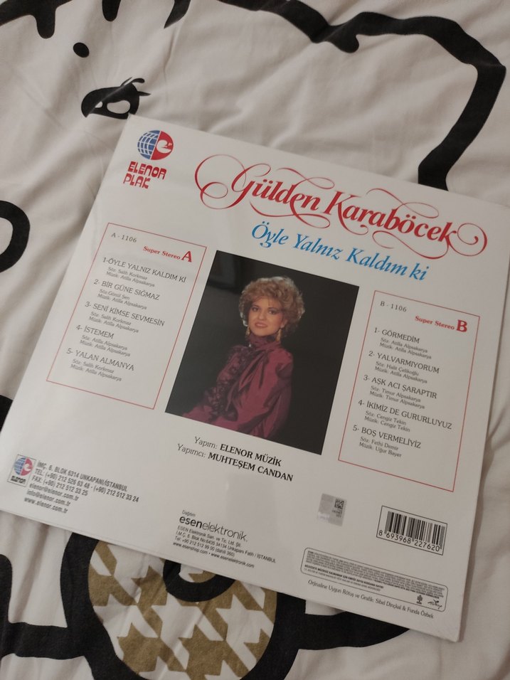 Gülden Karaböcek - Öyle Yalnız Kaldımki Plak - Görsel 2