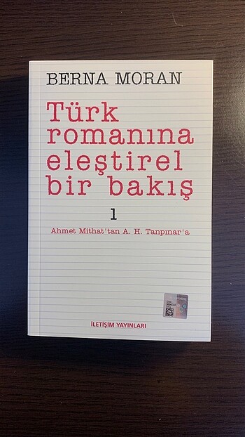 Berna Moran Türk romanına eleştirel bir bakış