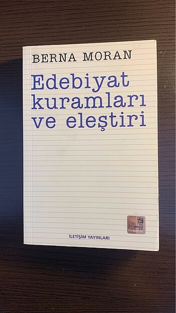 Berna Moran edebiyat kuramları ve eleştiri
