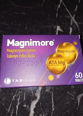 Magnezyum Takviye edici gıda MAGNİMORE