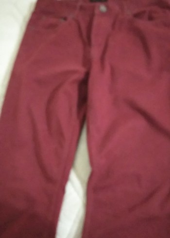 Bordo erkek Pantolon - Görsel 4