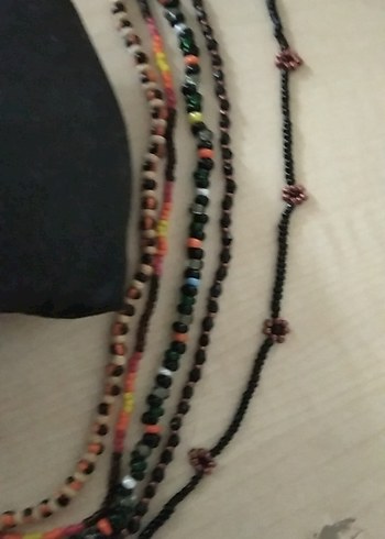 Renkli Boncuklu Bohem Kadın Kolye - Görsel 2