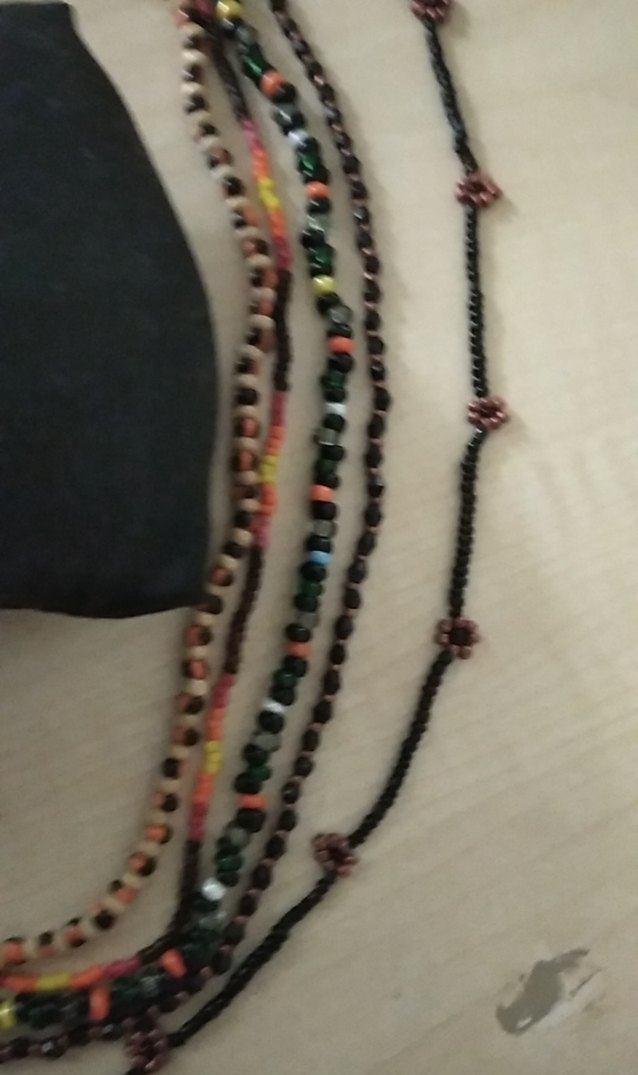 Renkli Boncuklu Bohem Kadın Kolye - Görsel 2