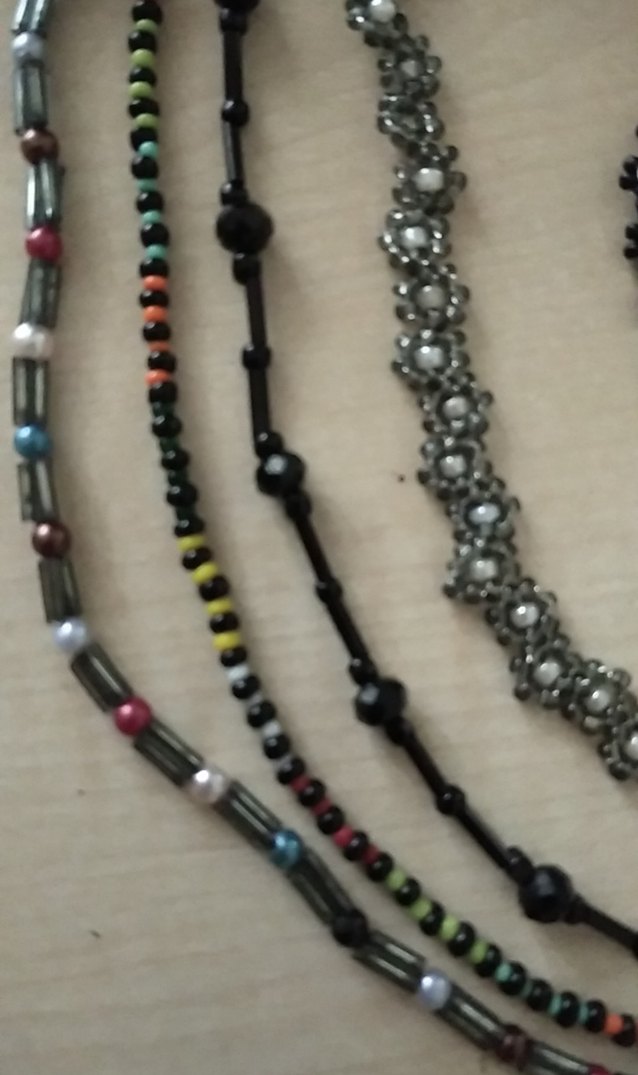 Boncuklu Gotik Kadın Bileklik ve kolyelr - Görsel 3