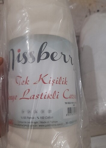 Tek kisilik krem penye çarşaf lastikli