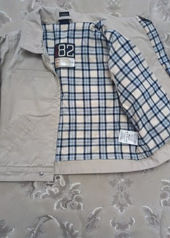 Bej Erkek Çocuk Keten Ceket - Görsel 2