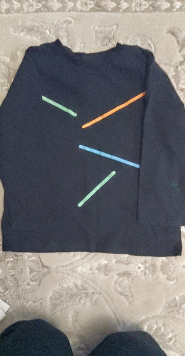 Erkek Çocuk Kahverengi Baskılı  3 adet uzun kollu  tişört - Görsel 3