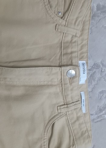 Bej Kadın Regular Fit Pamuklu Jean - Görsel 3