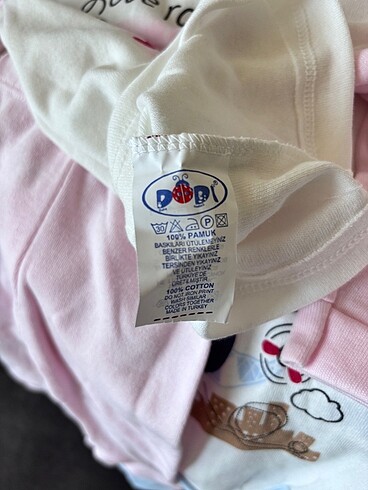 6 Ay Beden pembe Renk 68-6M Bebek Tshirt Pantolon Kıyafet