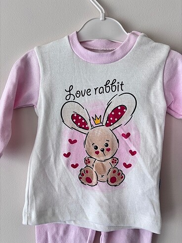 Diğer 68-6M Bebek Tshirt Pantolon Kıyafet