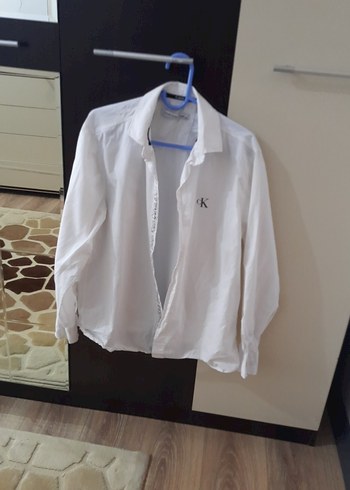 Erkek Beyaz Pamuklu Uzun Kollu Gömlek - Görsel 4