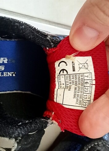 23 Beden Erkek çocuk spor ayakkabı 