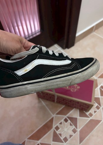 34 Beden siyah Renk Vans erkek çocuk spor ayakkabı