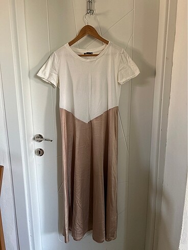 Zara 2 renk tril tril elbise