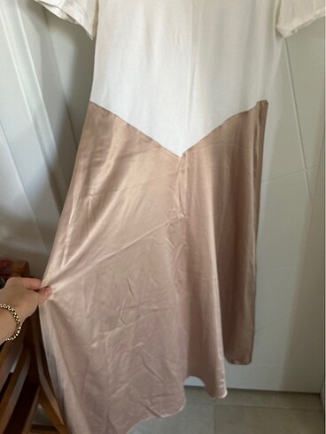Zara Zara 2 renk tril tril elbise