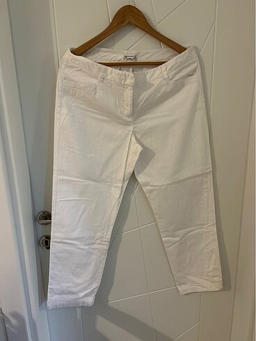 Beyaz LCW esnek pantalon