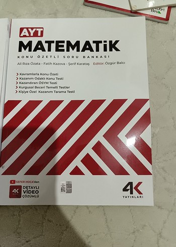 Beden Renk TYT AYT Matematik Konu Özetli Defter Video Destekli