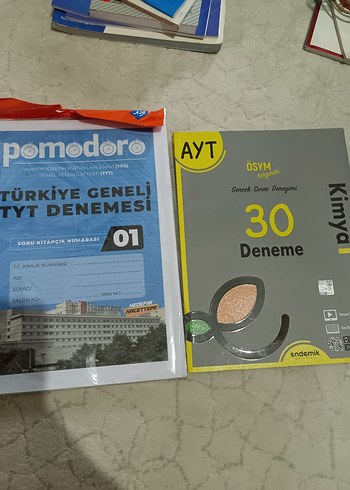 Pomodoro TYT Denemesi ve Endemik AYT Kimya 30 Deneme